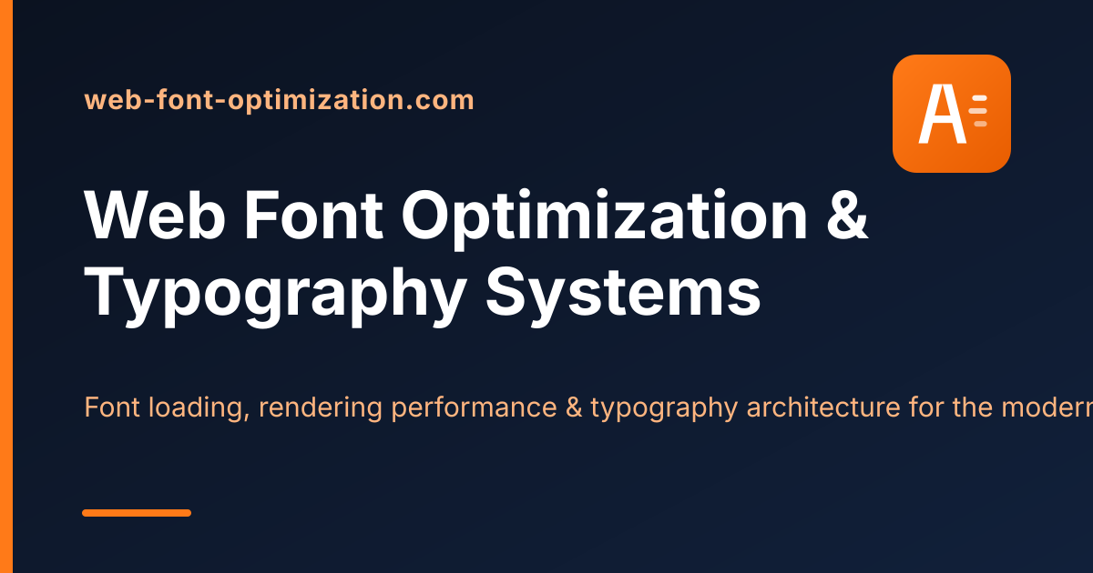 Font Performance Monitoring & Auditing | WFO.com